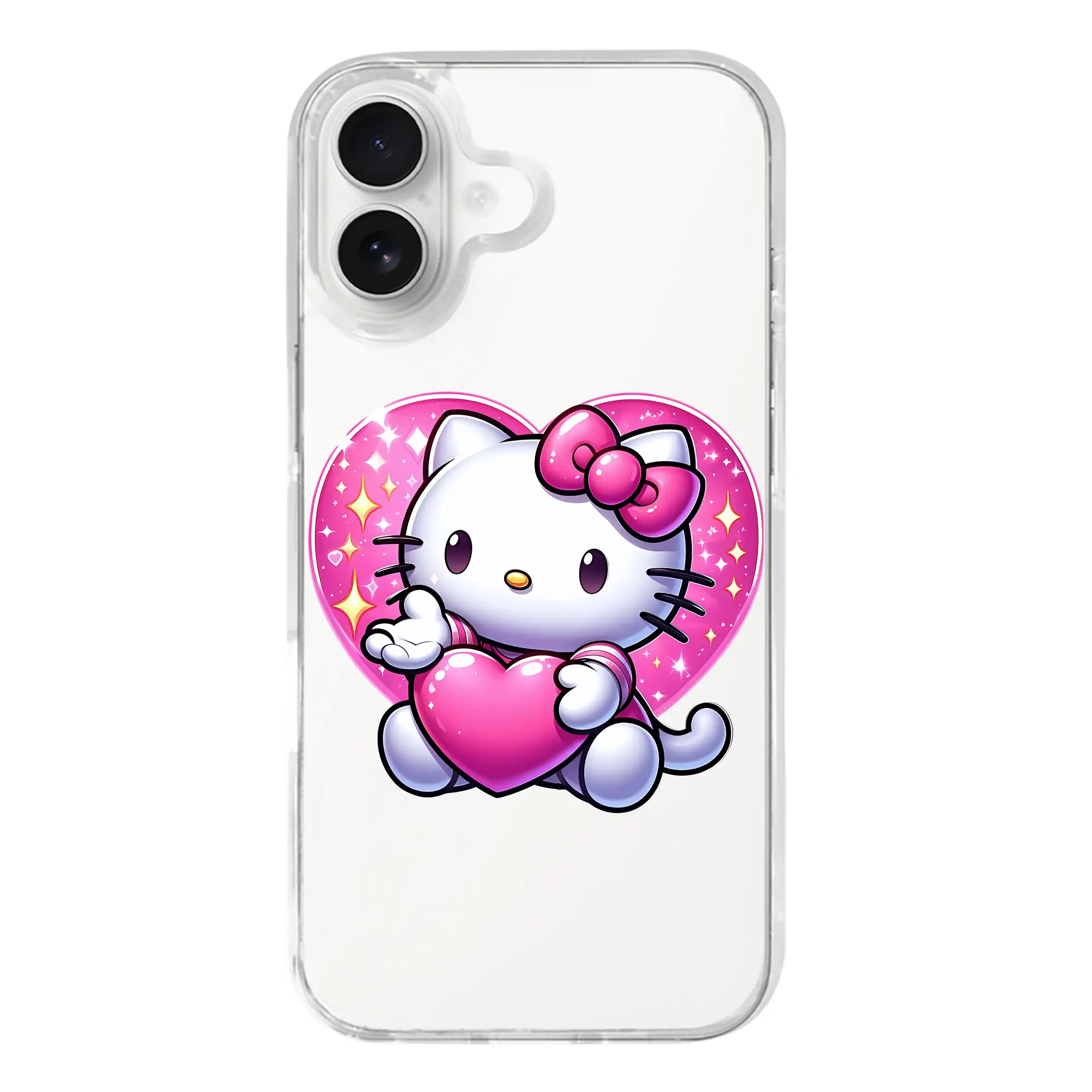 サンリオ グッズ,ハローキティ - iPhone 17シリーズ 透明スマホケース – 薄型・耐衝撃・精密フィット保護カバー